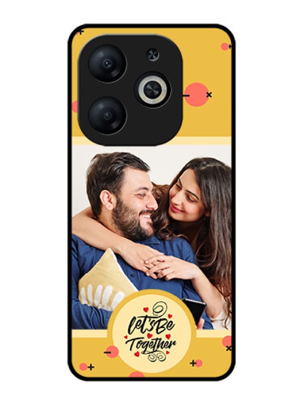 Custom Infinix Smart 8 Custom Metal Phone CaseLets Be Together Design