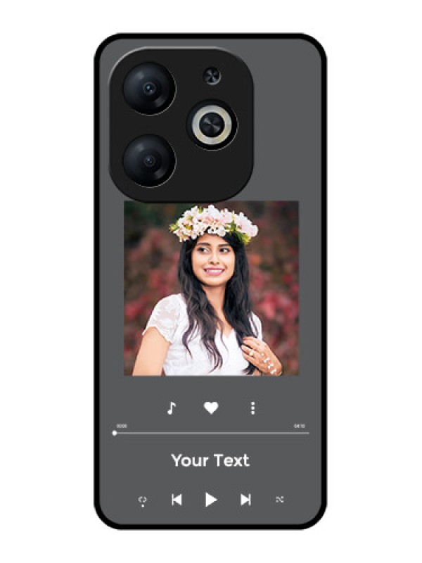 Custom Infinix Smart 8 Custom Metal Phone CasePlay The Music Design