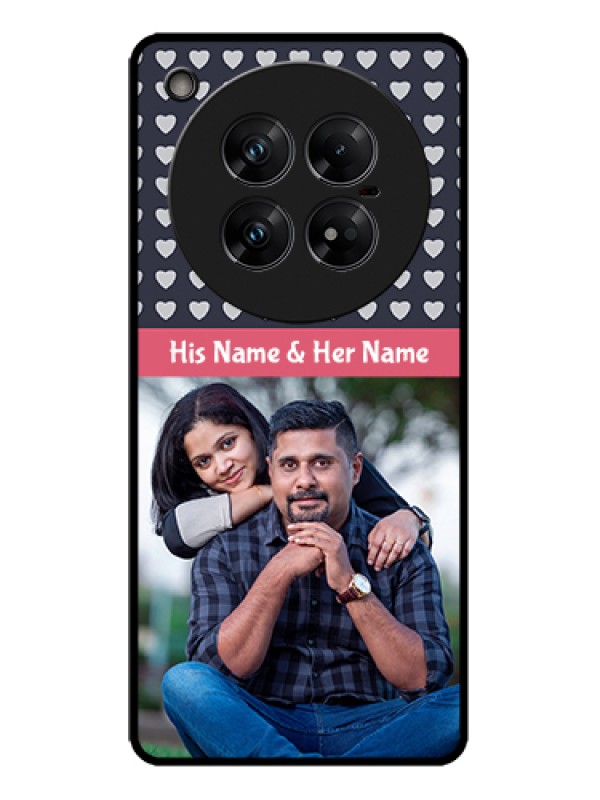 Custom Infinix Zero 40 5G Custom Metal Phone Case - Love Symbols Design