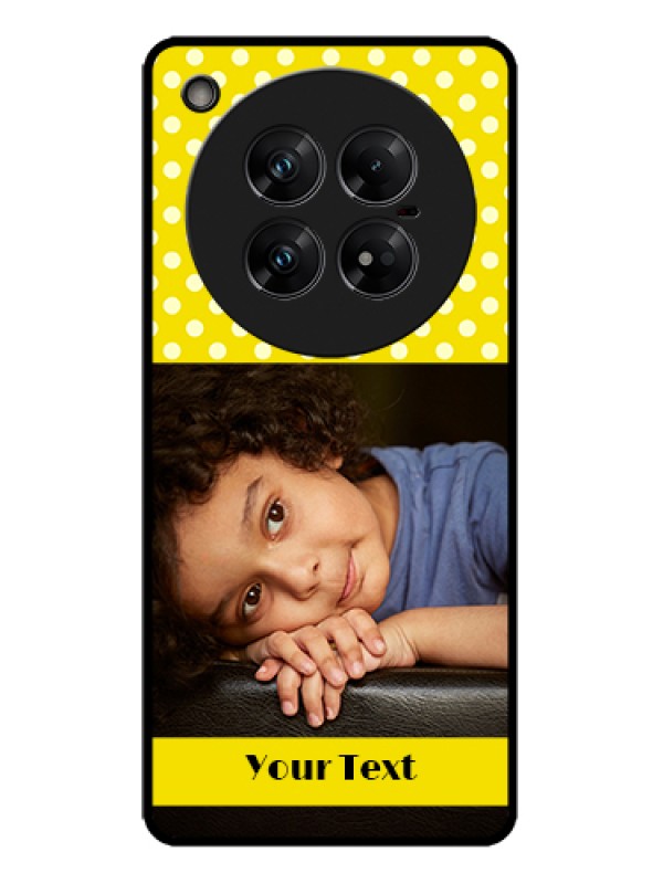 Custom Infinix Zero 40 5G Custom Metal Phone Case - Bright Yellow Case Design