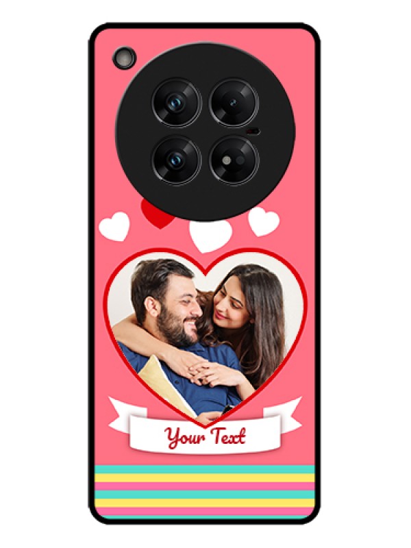 Custom Infinix Zero 40 5G Custom Metal Phone Case - Love Shapes Doodle Design