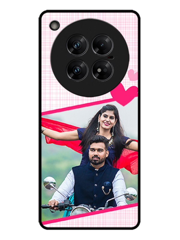 Custom Infinix Zero 40 5G Custom Metal Phone Case - Love Shape Heart Design