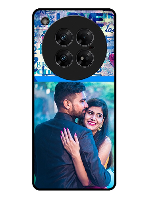 Custom Infinix Zero 40 5G Custom Metal Phone Case - Colorful Love Design