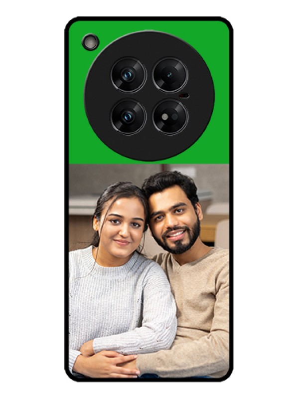 Custom Infinix Zero 40 5G Custom Metal Phone Case - Green Pattern Design