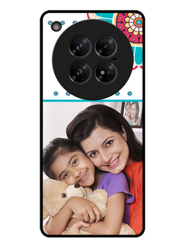 Custom Infinix Zero 40 5G Custom Metal Phone Case - Flower Design