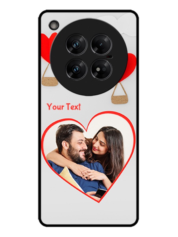 Custom Infinix Zero 40 5G Custom Metal Phone Case - Parachute Love Design