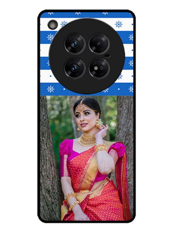 Custom Infinix Zero 40 5G Custom Metal Phone Case - Snow Pattern Design