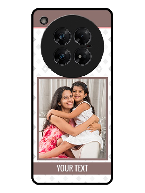 Custom Infinix Zero 40 5G Custom Metal Phone Case - Simple Diamond Design