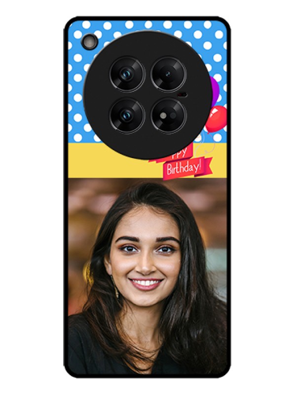 Custom Infinix Zero 40 5G Custom Metal Phone Case - Happy Birthday Design