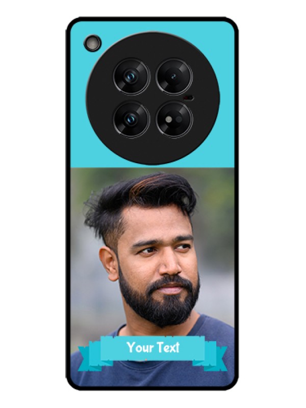 Custom Infinix Zero 40 5G Custom Metal Phone Case - Blue Color Design