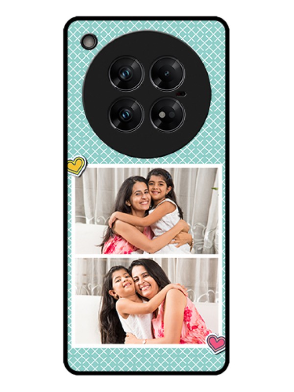 Custom Infinix Zero 40 5G Custom Metal Phone Case - 2 Image Holder With Pattern Design