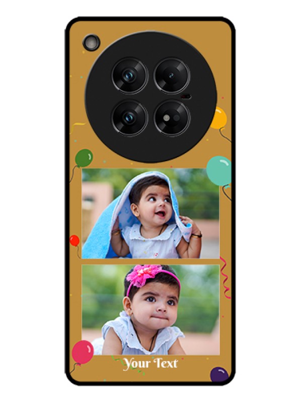 Custom Infinix Zero 40 5G Custom Metal Phone Case - Image Holder With Birthday Celebrations Design