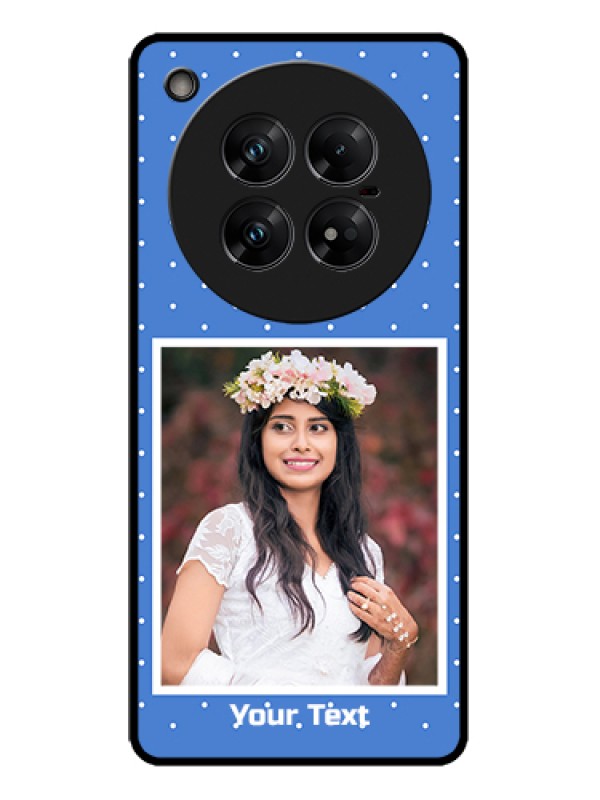 Custom Infinix Zero 40 5G Custom Metal Phone Case - Polka Dots Design