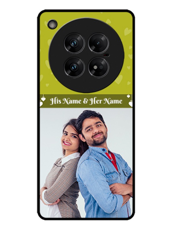 Custom Infinix Zero 40 5G Custom Metal Phone Case - You & Me Heart Design