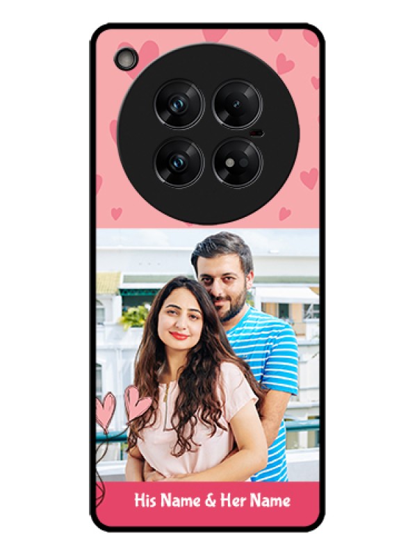 Custom Infinix Zero 40 5G Custom Metal Phone Case - Love Design Peach Color