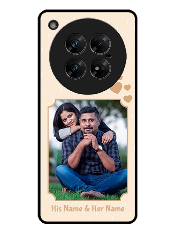 Custom Infinix Zero 40 5G Custom Metal Phone Case - With Confetti Love Design