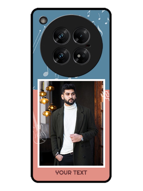 Custom Infinix Zero 40 5G Custom Metal Phone Case - With Color Musical Note Design