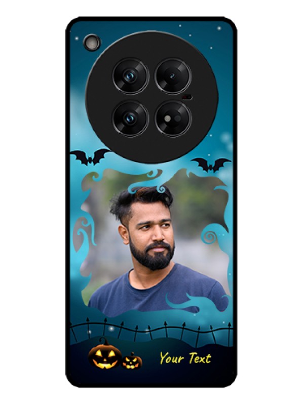 Custom Infinix Zero 40 5G Custom Metal Phone Case - Halloween Frame Design