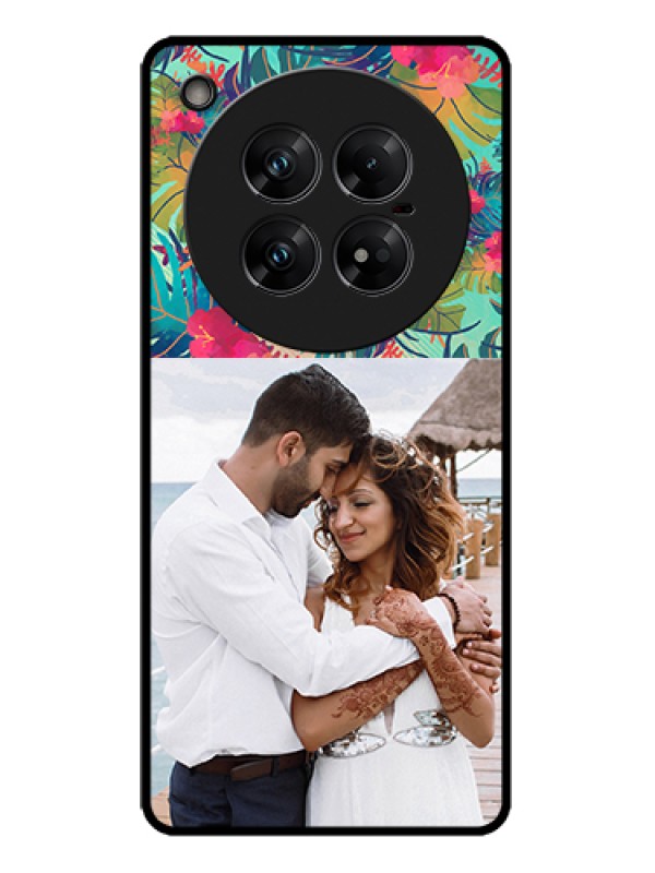 Custom Infinix Zero 40 5G Custom Metal Phone Case - Watercolor Floral Design