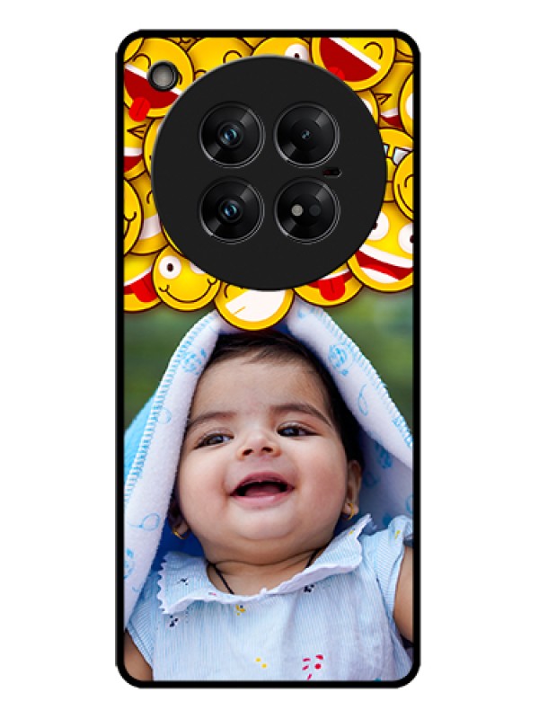 Custom Infinix Zero 40 5G Custom Metal Phone Case - With Smiley Emoji Design