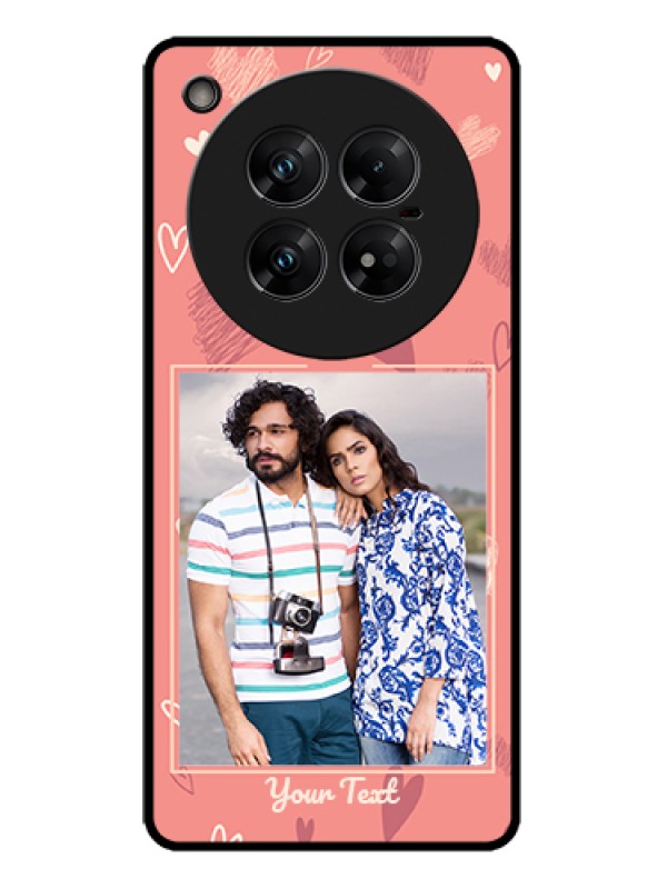 Custom Infinix Zero 40 5G Custom Metal Phone Case - Love Doodle Art Design