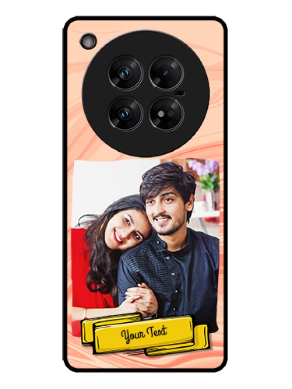 Custom Infinix Zero 40 5G Custom Metal Phone Case - Marble Texture Design