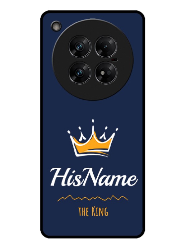 Custom Infinix Zero 40 5G Custom Metal Phone Case - King With Name Design