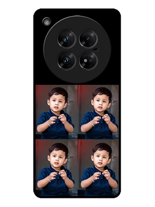 Custom Infinix Zero 40 5G Custom Metal Phone Case - 4 Image Holder Design