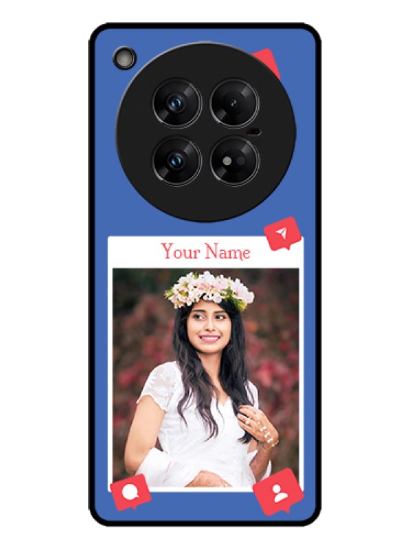 Custom Infinix Zero 40 5G Custom Metal Phone Case - Like Share And Comment Design