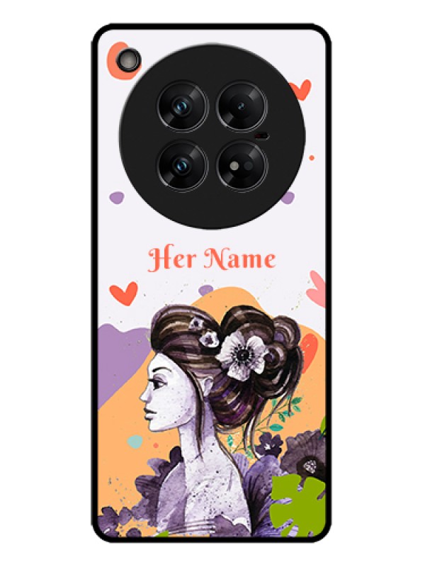 Custom Infinix Zero 40 5G Custom Metal Phone Case - Woman And Nature Design