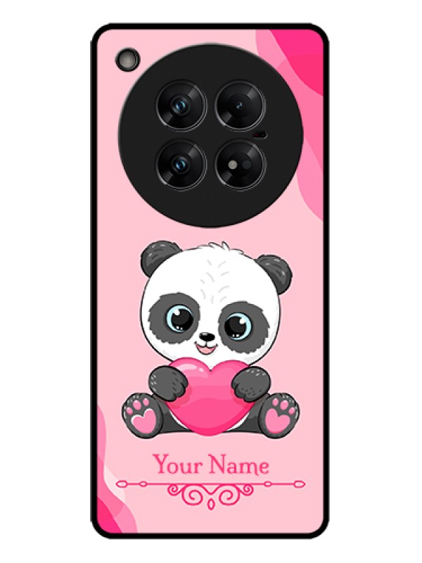 Custom Infinix Zero 40 5G Custom Metal Phone Case - Cute Panda Design