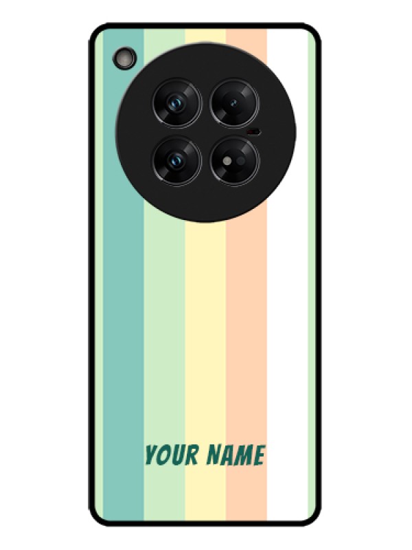 Custom Infinix Zero 40 5G Custom Metal Phone Case - Multi - Colour Stripes Design