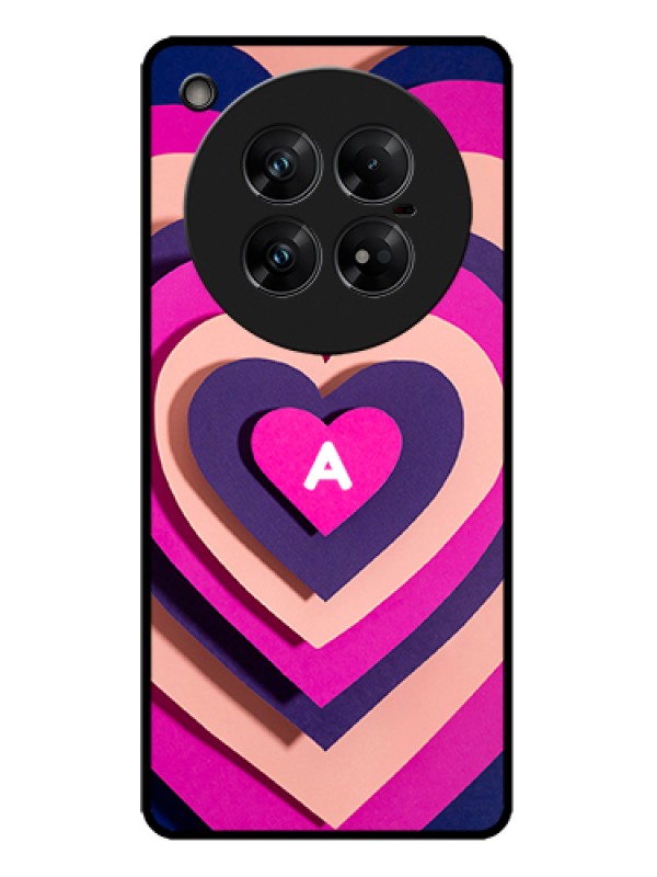 Custom Infinix Zero 40 5G Custom Metal Phone Case - Cute Heart Pattern Design