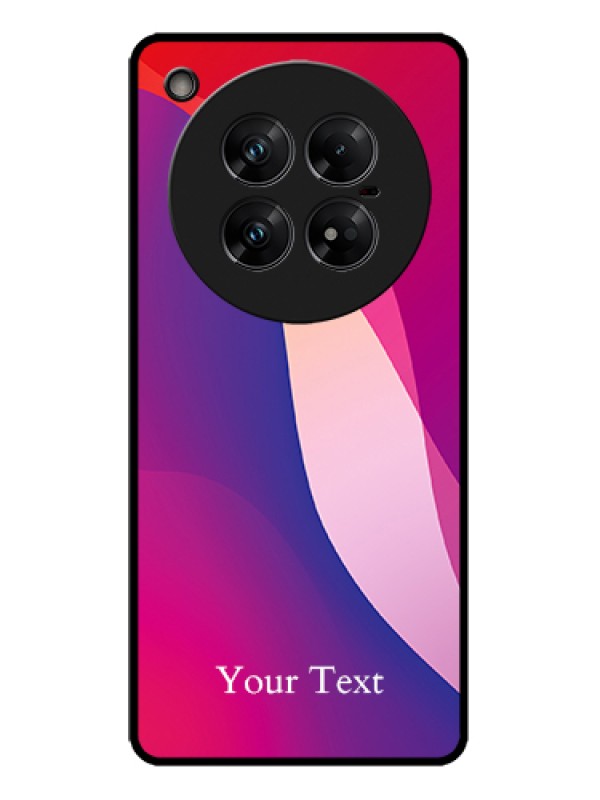 Custom Infinix Zero 40 5G Custom Metal Phone Case - Digital Abstract Overlap Design