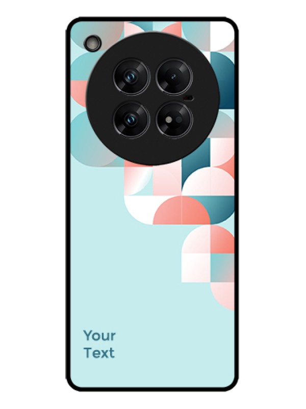 Custom Infinix Zero 40 5G Custom Metal Phone Case - Stylish Semi - Circle Pattern Design