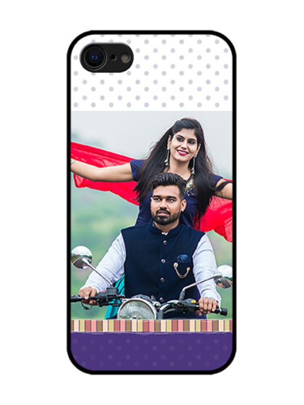 Custom iPhone SE 2020 Custom Metal Phone Case - Cute Family Design