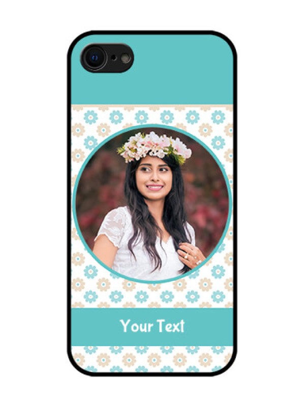 Custom iPhone SE 2020 Custom Metal Phone Case - Beautiful Flowers Design