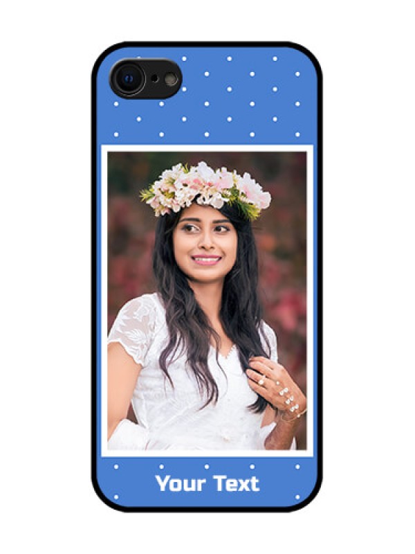 Custom iPhone SE 2020 Custom Metal Phone Case - Polka Dots Design