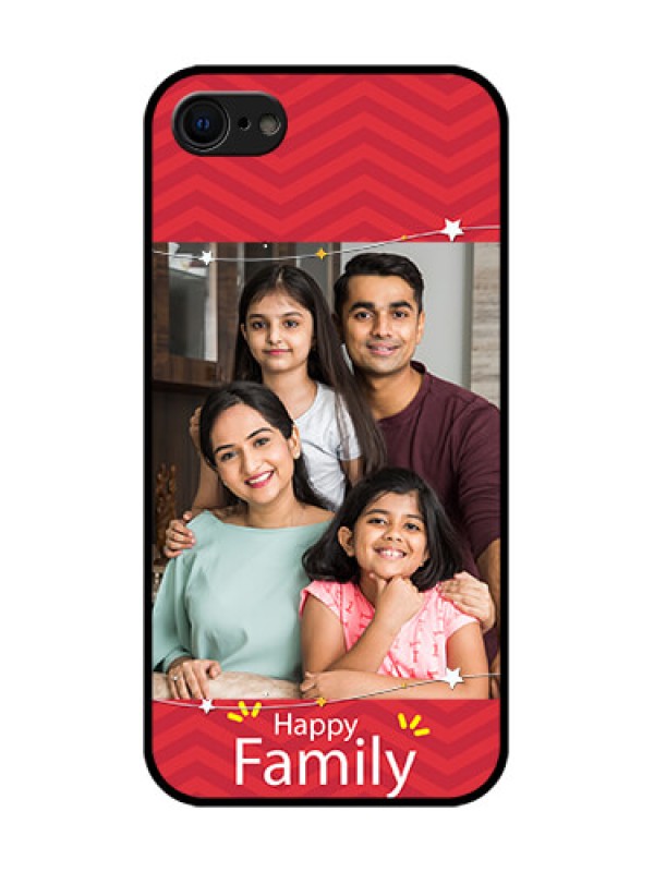 Custom iPhone SE 2020 Custom Metal Phone Case - Happy Family Design