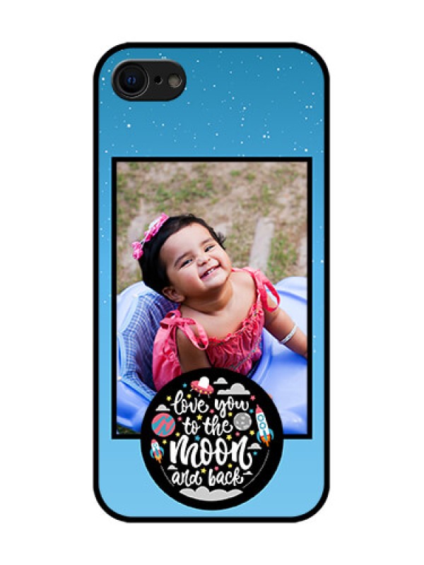 Custom iPhone SE 2020 Custom Metal Phone Case - Wave Pattern Colorful Design