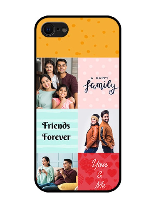 Custom iPhone SE 2020 Custom Metal Phone Case - Images With Quotes Design