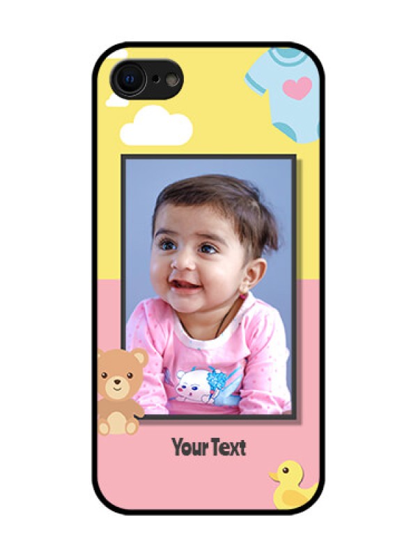 Custom iPhone SE 2020 Custom Metal Phone Case - Kids 2 Color Design