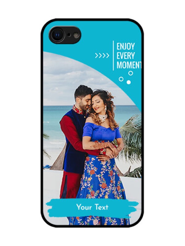 Custom iPhone SE 2020 Custom Metal Phone Case - Happy Moment Design