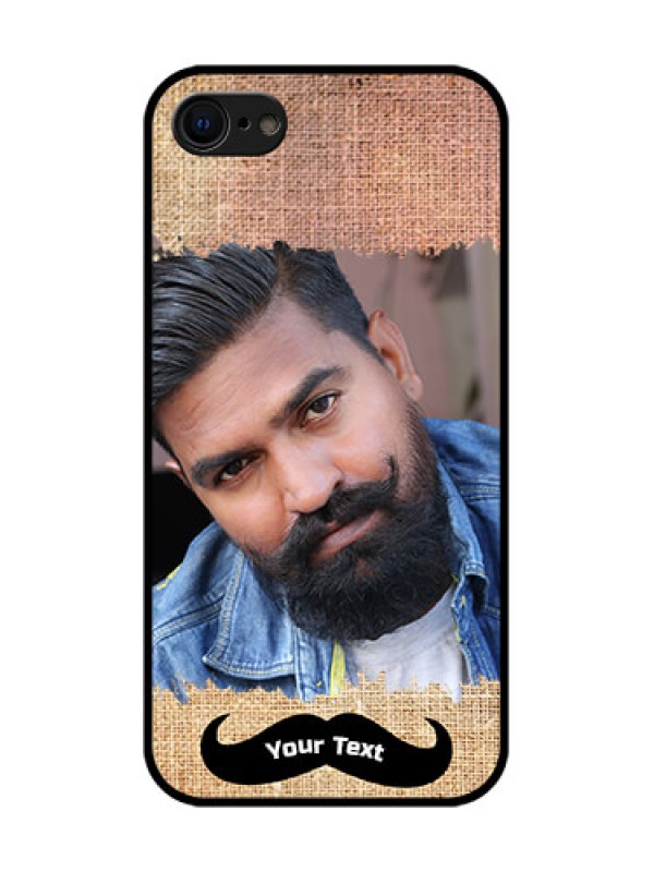 Custom iPhone SE 2020 Custom Metal Phone Case - With Texture Design