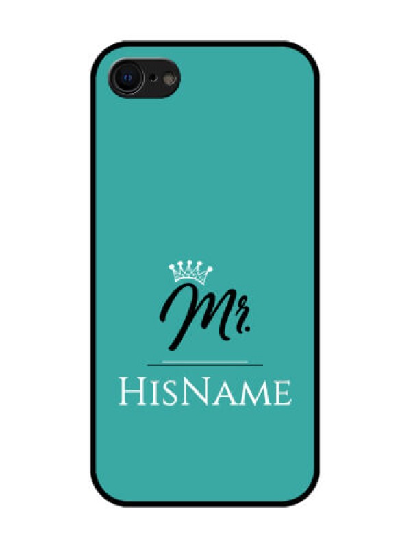 Custom iPhone SE 2020 Custom Metal Phone Case - Mr With Name Design