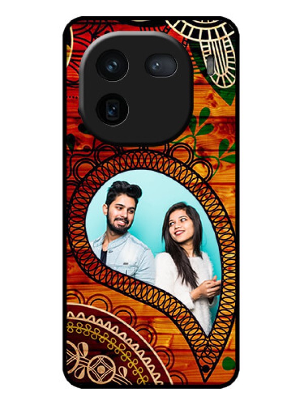 Custom iQOO 12 5G Custom Metal Phone CaseAbstract Colorful Design