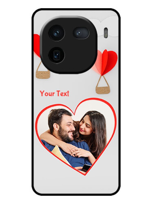 Custom iQOO 12 5G Custom Metal Phone CaseParachute Love Design