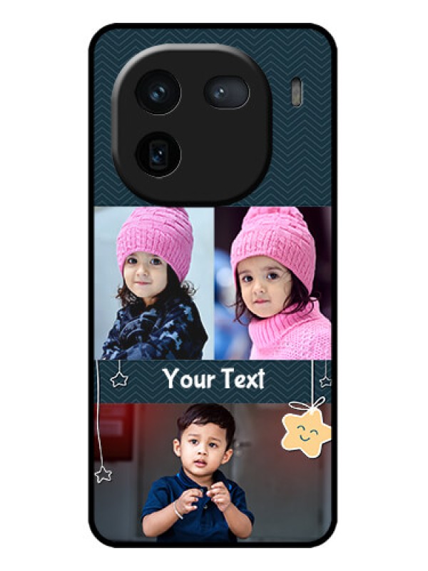 Custom iQOO 12 5G Custom Metal Phone CaseHanging Stars Design