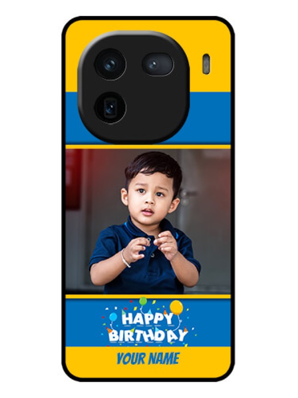 Custom iQOO 12 5G Custom Metal Phone CaseBirthday Wishes Design