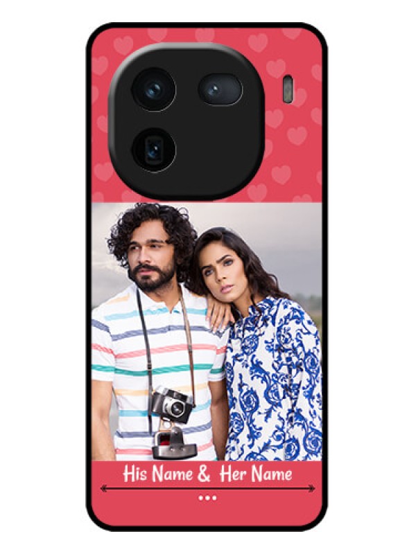 Custom iQOO 12 5G Custom Metal Phone CaseSimple Love Design